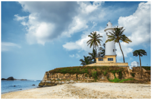 beautiful Light House with beach