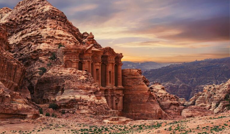 ancient lost city of petra hidden from world abandoned Petra famous important Petra still exist? petra in the bible how long did it take to build petra Archaeology and History when petra built who petra inside abandoned facts images photos amazing town travel locations world famous located why is petra called the lost city desert ruined city sunset beautiful with ancient city background picture mountain