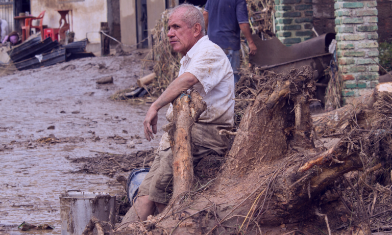 In case of a flood, what you can do to protect your health: after flood recovery again our life is most important thing don't afraid be brave alone motivation image