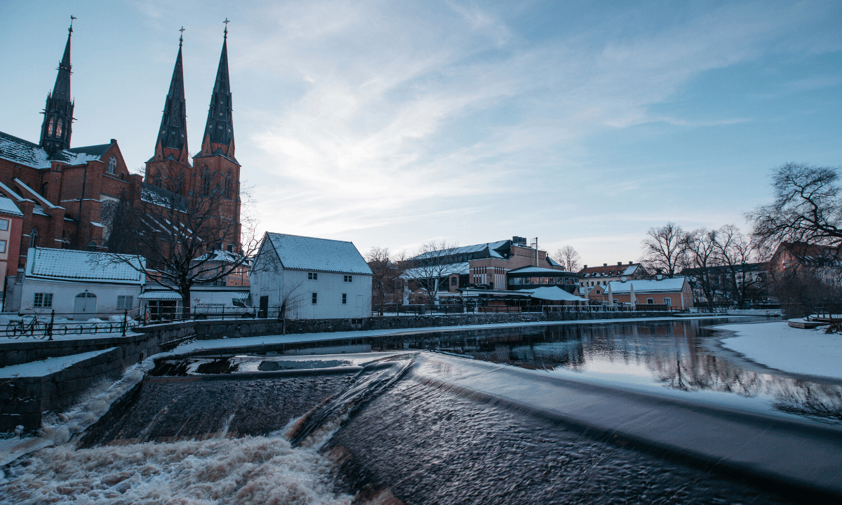 sweden winter background image desktop wallpaper uppsala lake nature pictures beautiful sky - travel in the Sweden Visit Sweden Sweden Lifestyle